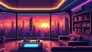 Uplifting Lofi for an Evening Drive 🚗 (Synth Pop Music) | Cyberpunk Lo-fi