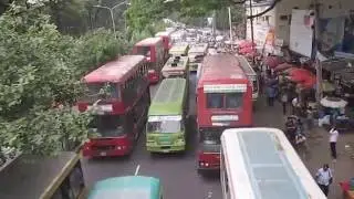 DHAKA TRAFFIC JAM 2016 | DHAKA CITY | Traffic Jam of Dhaka City, Mothshow Bhaban Corssing HD