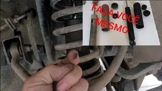 TROCA DE AMORTECEDOR DIANTEIRO  -  COMO MONTAR.  SPORTAGE E BESTA .