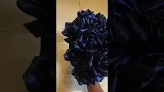 #pitasatin #bouquet #navy #tutorial #buketwisuda #mawarbiru #rose #diy #project #fyp #merangkai