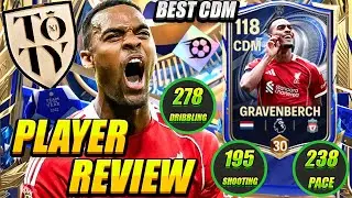 HE IS A BEAST! ⚡🔥 113 Team Of The Year/TOTY Gravenberch Player Review! BEST CDM META! &ndash; FC Mobile 26