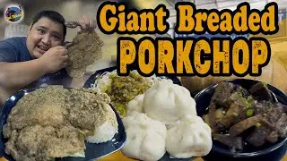 GIANT PORK CHOP AT TOASTED NOODLES SA CHINATOWN BINONDO MANILA |  TASTY DUMPLINGS FOOD TRIP
