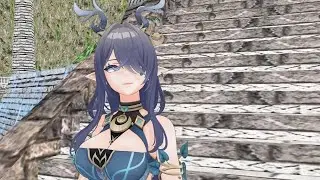 [MMD vore animation] Moon Shrine Visitor