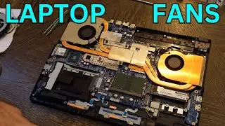 How to Change the Fans on a Gaming Laptop - Gigabyte G5