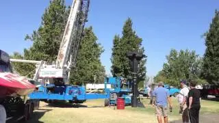 Miss Tri Cities hydroplane monument moved