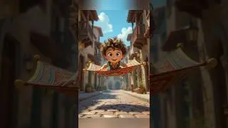 Little Boy Magic Carpet #story #magic #cartoon #shorts #viral