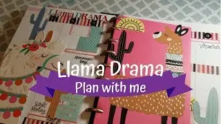 PLAN WITH ME | LLAMA DRAMA THEME | FEB 25-MAR 3, 2019