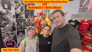 First Time VIsiting Hulk Hogan's Wrestling Shop In Orlando and Chaos At Mcdonald's | July 25 2025