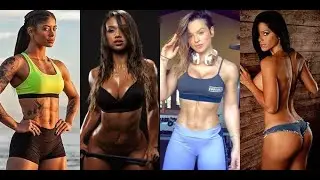 Beautiful Brazilian Fitness Model workout Motivation