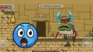 Игра КРАСНЫЙ ШАР, КРАСНЫЙ ШАРИК. БОСС. Blue ball 11, boss
