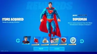 How to Unlock Superman in Fortnite (Full Guide) | All Superman Quests + All 84 Epic Quests
