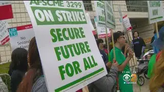 UC Service Workers Out In Force For Last Day Of Strike