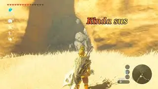 Blowing up walls in Legend of Zelda: BOTW