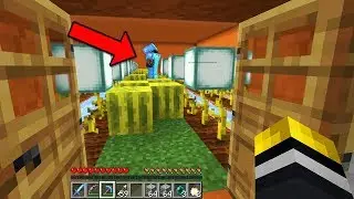 I couldn't get inside this kids base, but then found some doors that were accidentally left open!