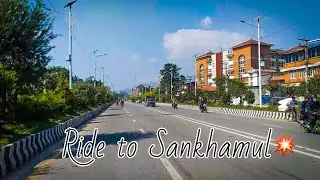 Ride to Sankhamul, Kathmandu👊 || Channel's Geographic Data❓❓||Saturday Ride‼️||