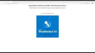 Opening and Editing of Remotely Hosted Documents from Web using Locally Installed Desktop Software