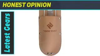 TABOR TOOLS Leather Holster for Pruning Shears Best Garden Tool Belt Accessory
