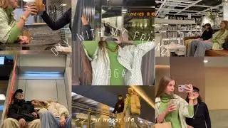 VLOG#3| A day with my friend| Шоколадная каша веган🌱