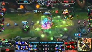 LCS EU 2015 Summer Quarterfinals UOL VS ROC GAME 2 highlight