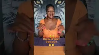 🥳🥳 HAPPY BIRTHDAY CANCERS!!! 🥳🥳 #cancer #cancertarot #scorpio #scorpiotarot #pisces #piscestarot