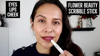 NEW FLOWER Beauty SCRIBBLE STICK!! Eyes, Lips and Cheek in 1 Stick