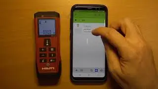 Connecting ImageMeter to the Hilti PD-I laser distance meter