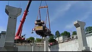 Sollevamento autogru peso 48 ton