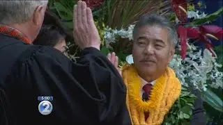 David Ige sworn in as Hawaii's newest governor
