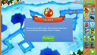 Bloons TD6 - Frozen Over - CHIMPS Gameplay