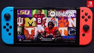 EA Sports College Football 26 Gameplay on Nintendo Switch Oled