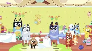Bluey Let's Play 🐶 Family Dinner with Friends - Bluey & Bingo's Outdoor Fun | Fun Kids Gameplay