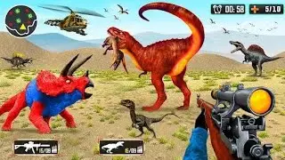 Wild Animal Hunter 3D - Dinosaur Hunter Game - New Android Gameplay New update #2025