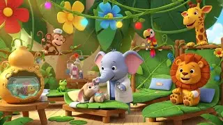 Jungle Doctor Adventure | Fun Kids Animal Song, Nursery Rhyme & Toddler Music 🐒🦁🎶