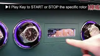 How to Set Luxury  Watch Winder #watchwinder #watchcollector
