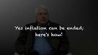 Inflation can be stopped... and here is how!