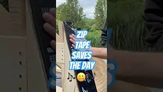 🤐The many uses of zip tape 🎶 #construction #ziptape #funnysong