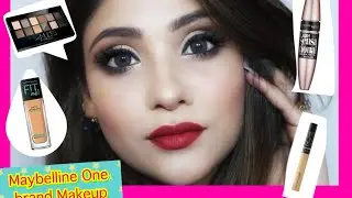 Maybelline One brand makeup || how to do Party look with Maybelline