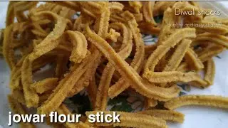 jowar flour sticks - jowar snacks - jowar flour recipes - diwali Nasta