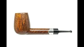 S. Bang Ulf Signature Classic Straight Brandy Pipe w. Silver Band On PIPEHUB.COM