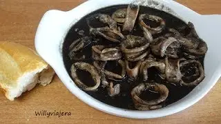 CALAMARES EN SU TINTA🐙🐙