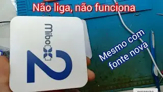 Mibo X2 n&atilde;o liga aparelho de canal aberto transforma tv em smartv parou de ligar, resolvido 🙂👍🏼