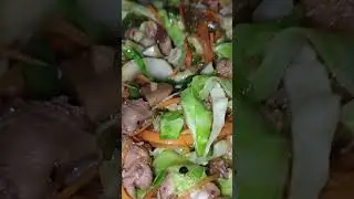 Done cooking recipes pancit Canton with Bihon ala Mama Dons