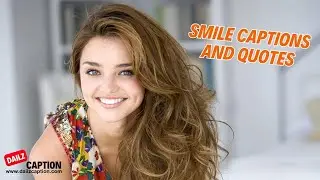 Smile Captions For Instagram | Inspiring Smile Quotes #smilequotes #captionsideas  #instagramquote