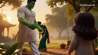 Hulk uncle ne bola jai shree ram to vini grandparents🙏
