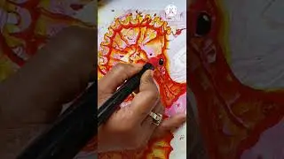New technique Painting #shortsfeed #shortsvideo #youtubevideos #youtubeshorts #abstractart #drawing