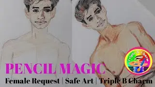 Realistic Male Torso Pencil Sketch ✏️ | Human Anatomy  Drawing #3minuteart