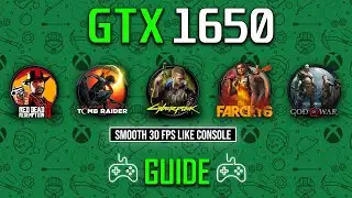 GTX 1650 - Get Smooth 30fps Just Like Console on PC