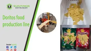 Doritos food production line/Corn chips machine/Triangular snack production line