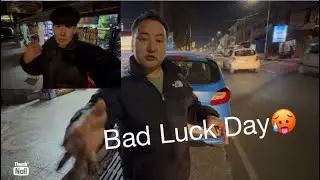 On the way ￼something happened bad😡bad luck day||tibetan vlogger||be careful always guys||