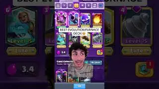 BEST EVOLUTION FURNACE DECK IN CLASH ROYALE !